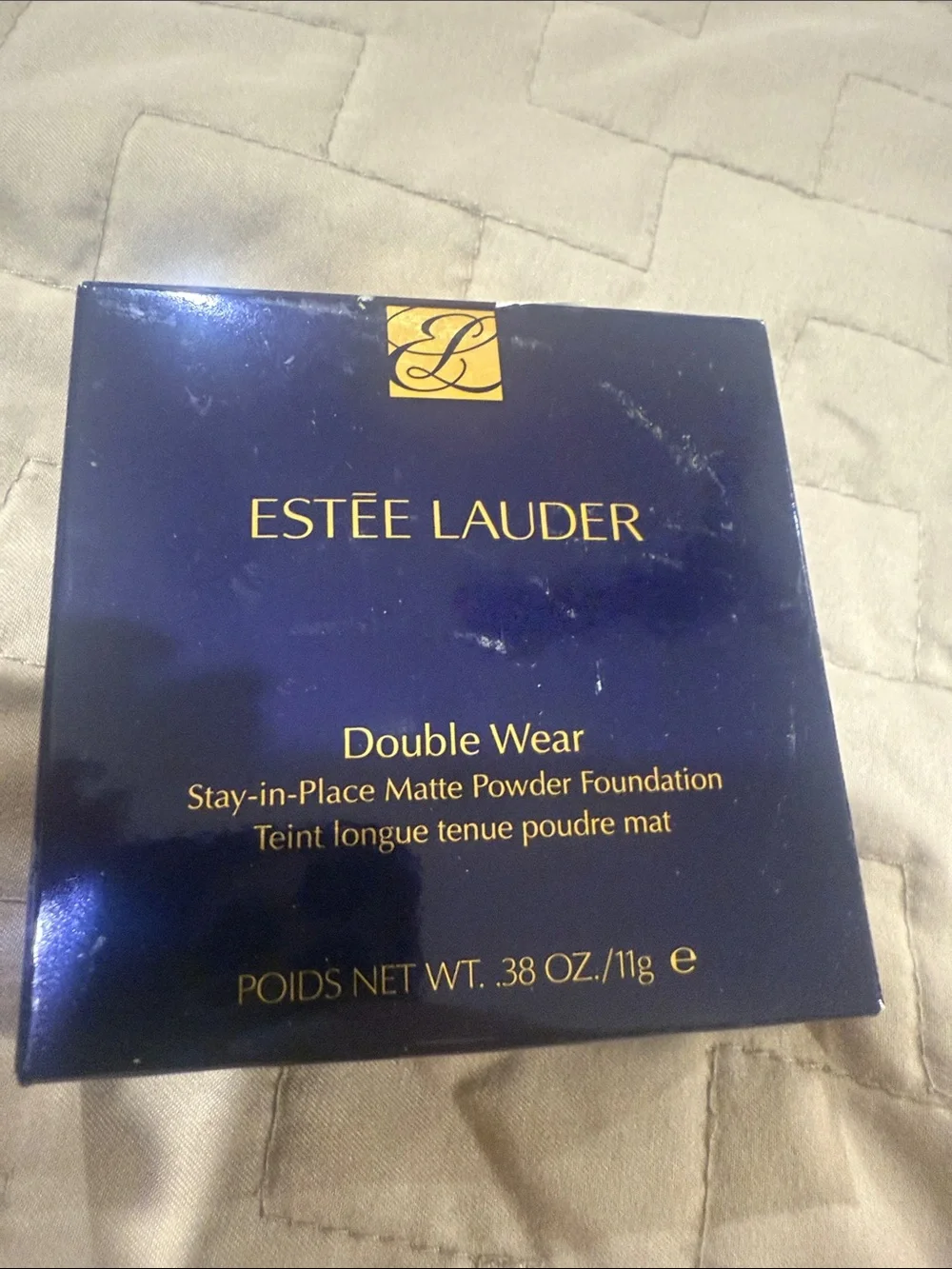 Estee Lauder Double Wear Matte Powder - Navy & Gold